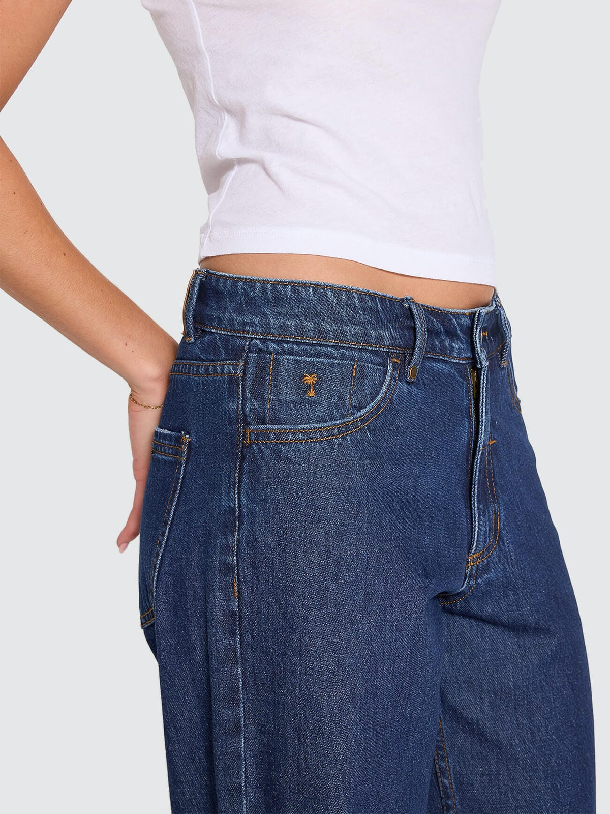 Womens Billie Denim Rinsed Ink - Image 7