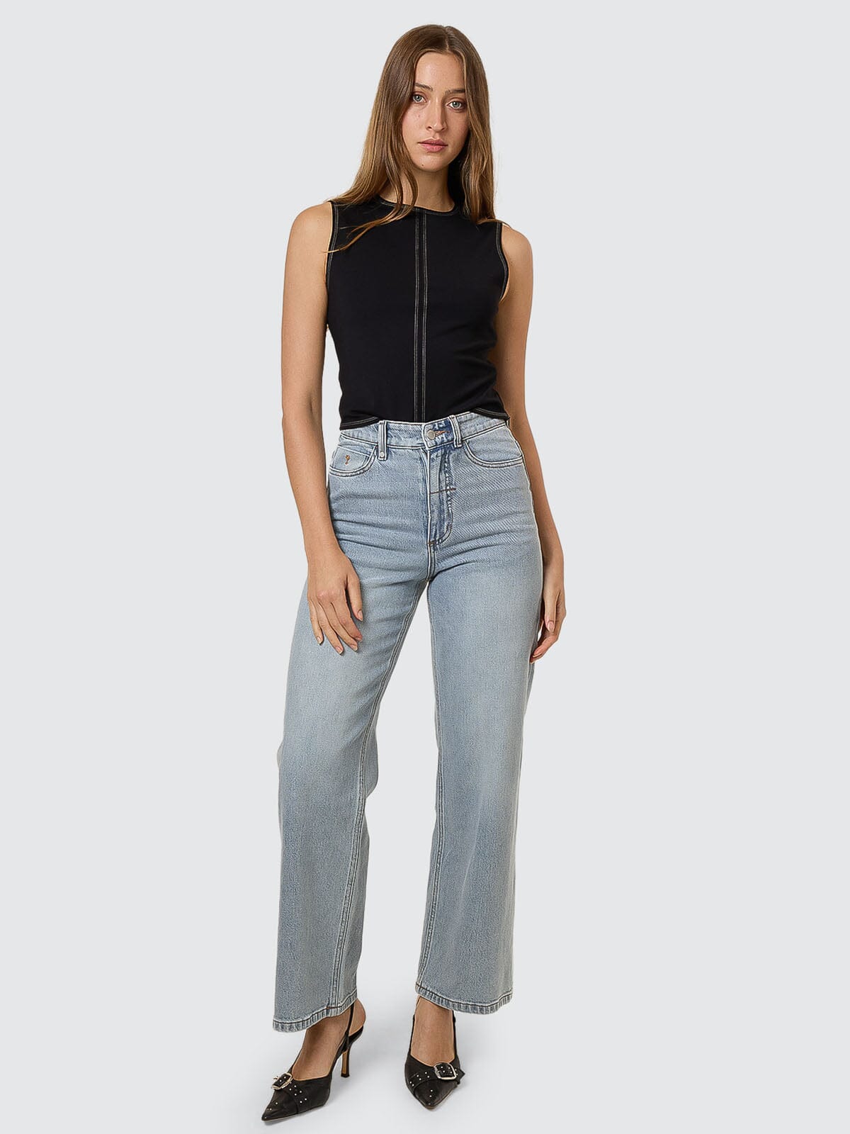 Womens Holly High Rise Stretch Denim Dusk - Image 1