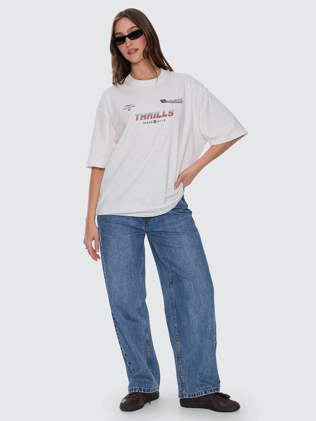 Anarchy In Paradise Oversized Tee