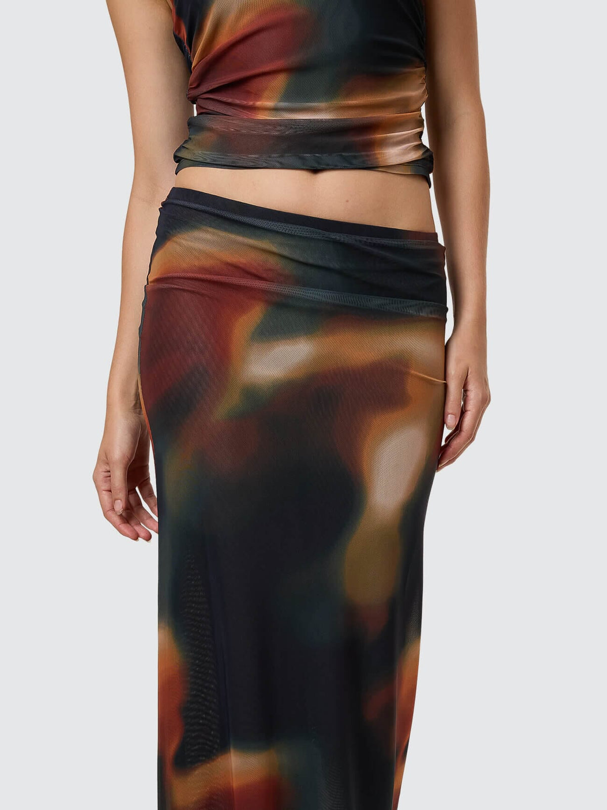 Metamorphic Daze Slip Skirt