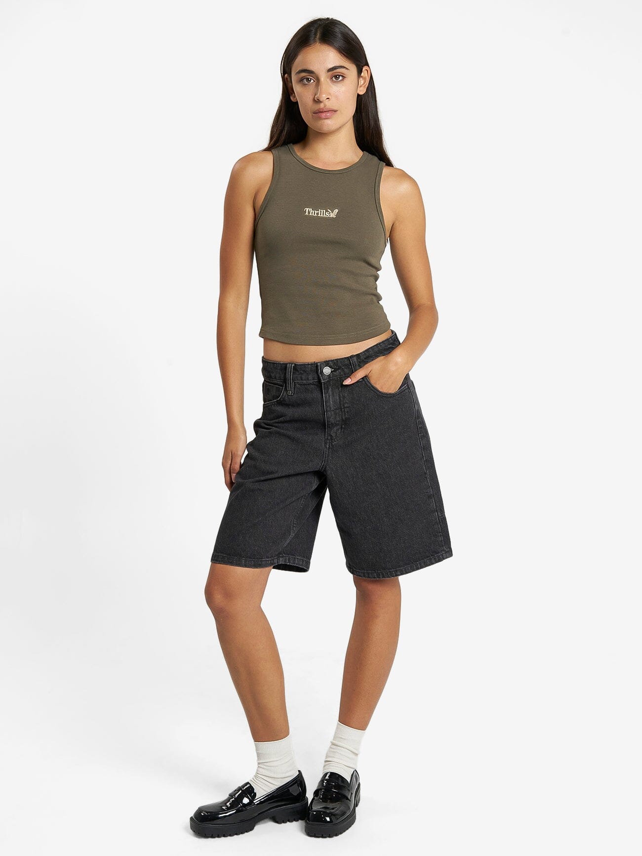 Thrills Workwear Curve Tank