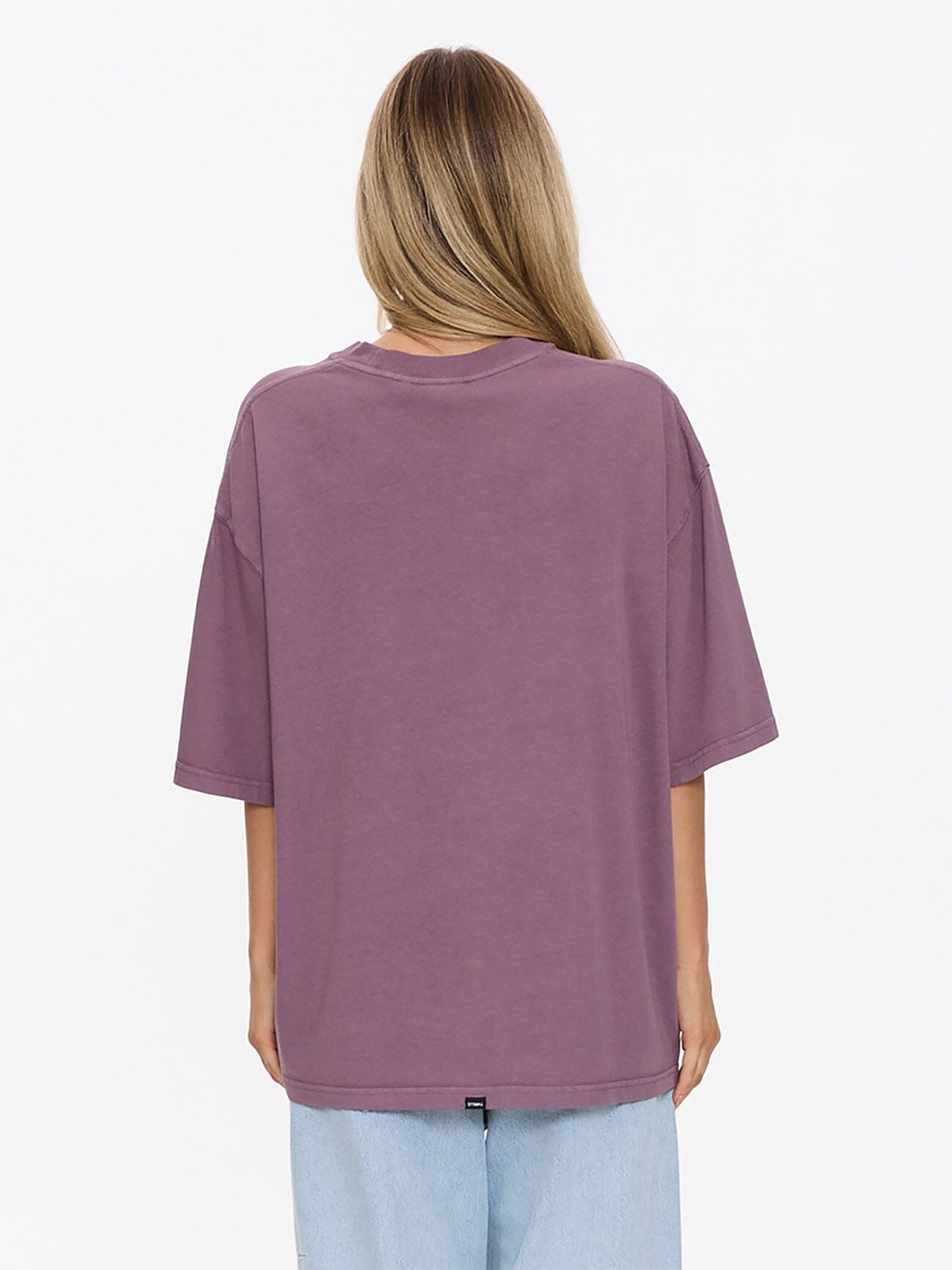 Womens Break Point T Shirt Vintage Mauve - Image 5