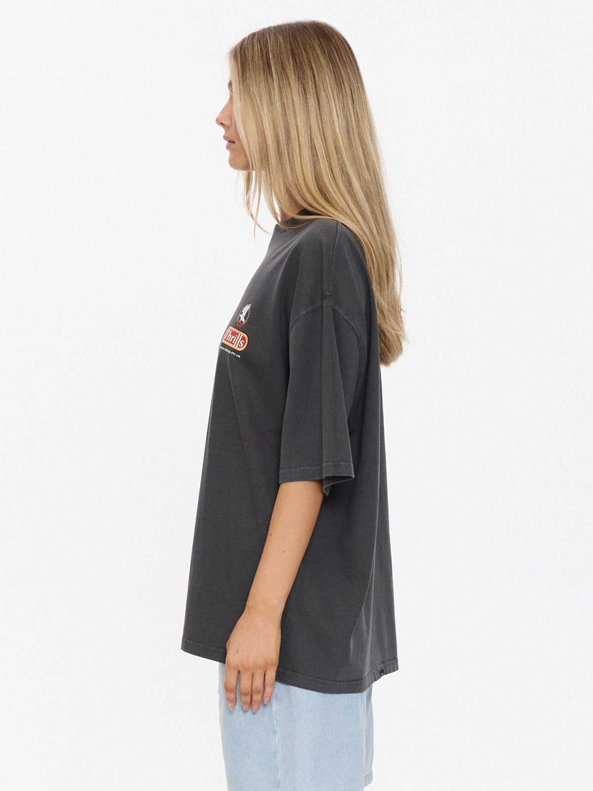 Womens World Of Wonder T Shirt Merch Black - Image 4
