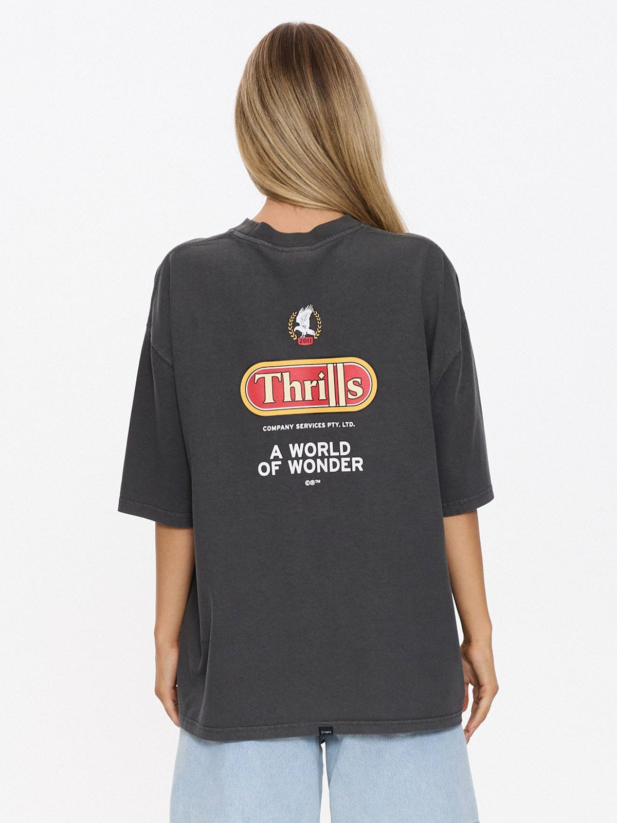 Womens World Of Wonder T Shirt Merch Black - Image 5
