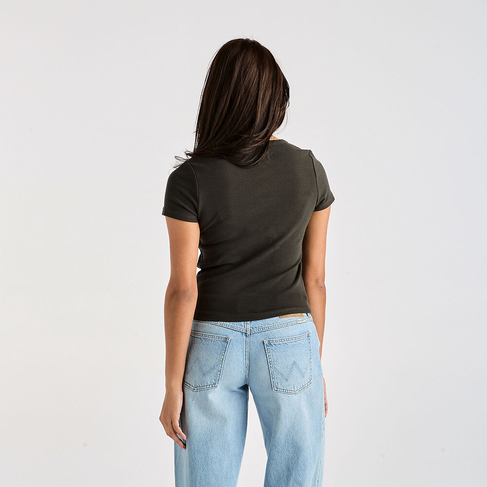 Daisy Staple Rib Tee