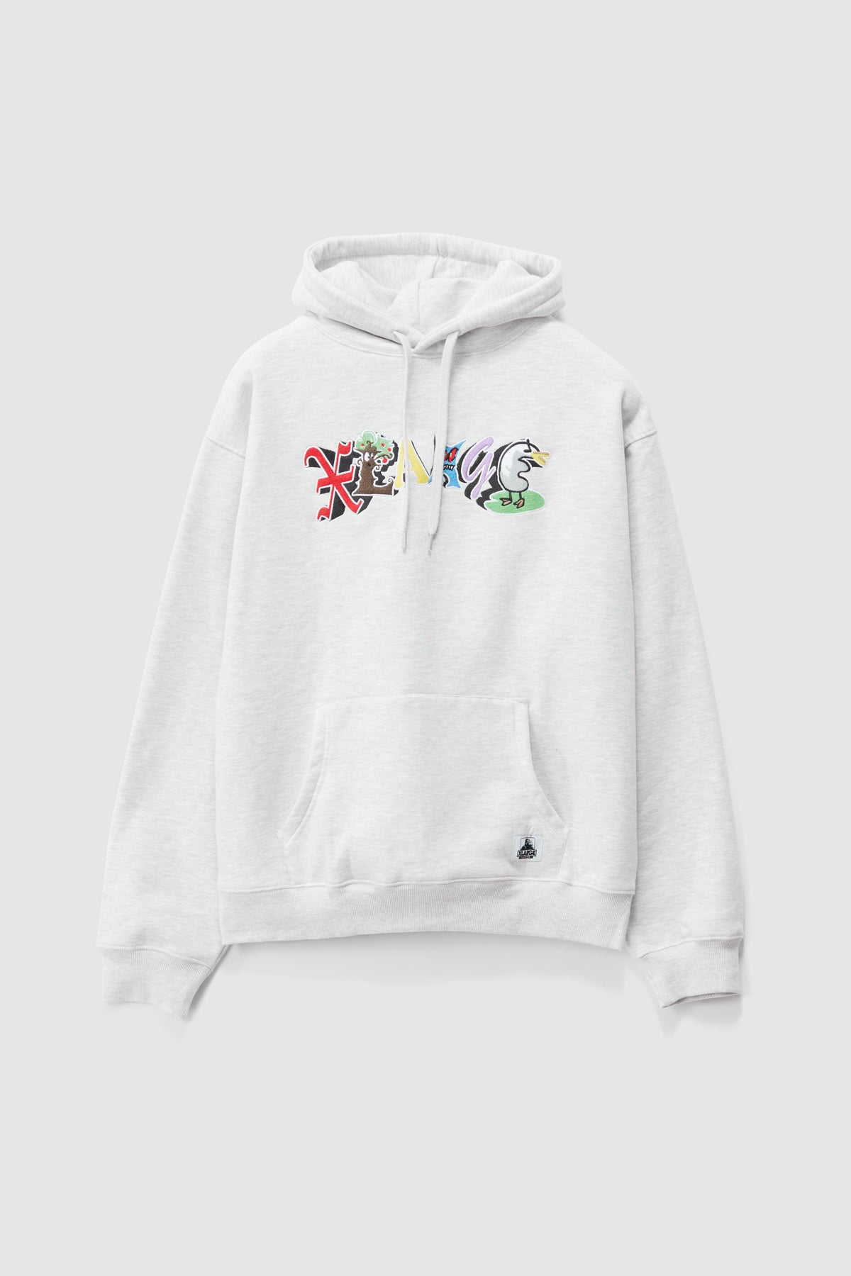 Mens Garden Hooded Jumper Snow Marle - Image 3