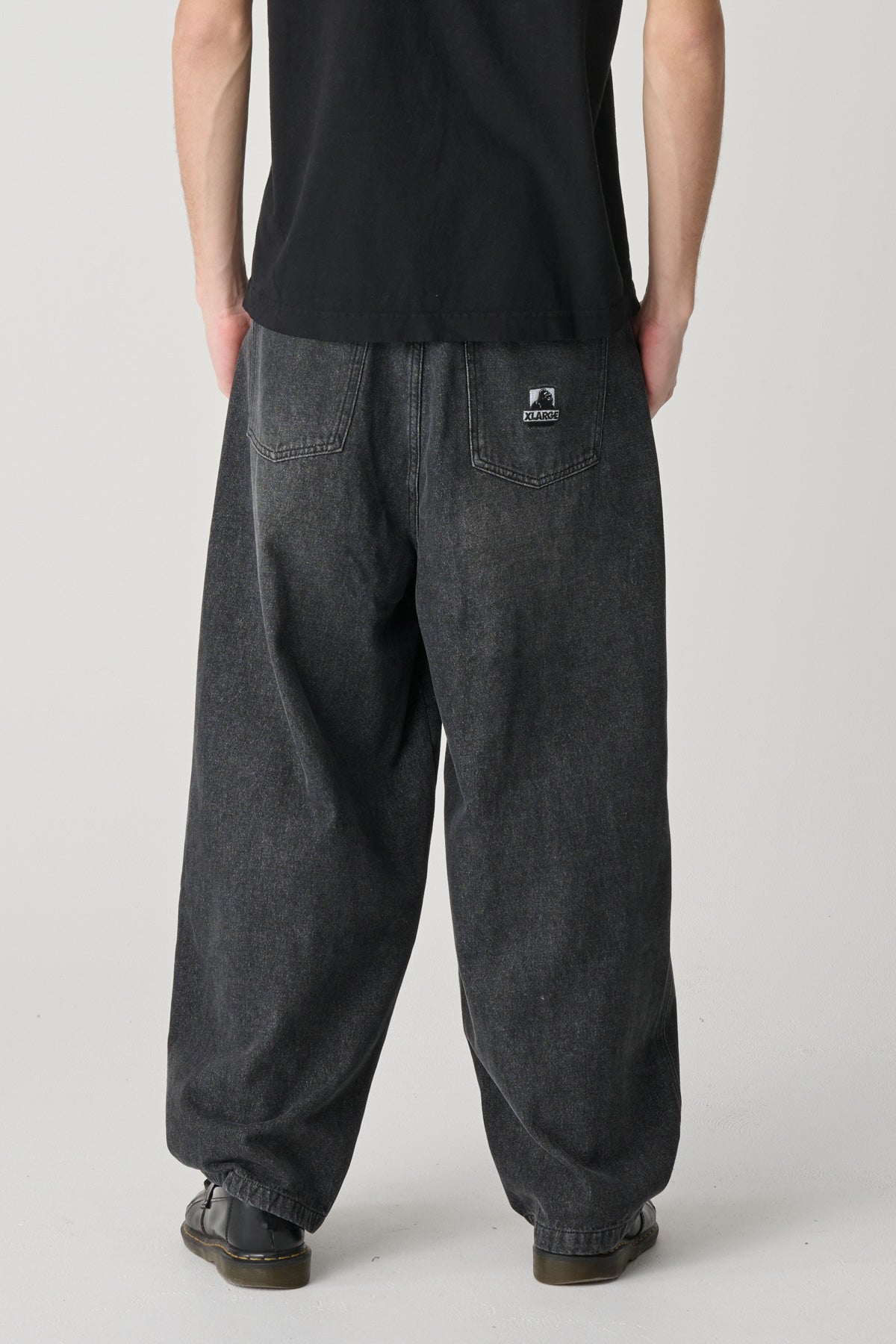Mens Barrel Bull Denim 91 Pant Faded Black - Image 3