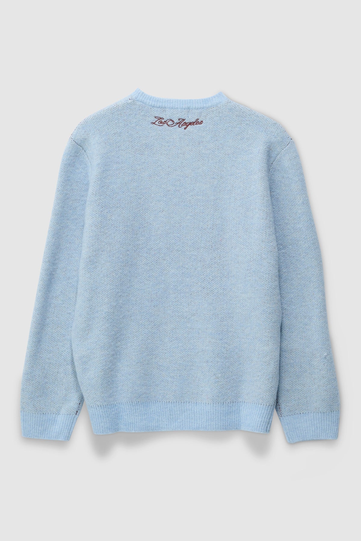 Script Knit Sweater Dusty Ice - Image 4