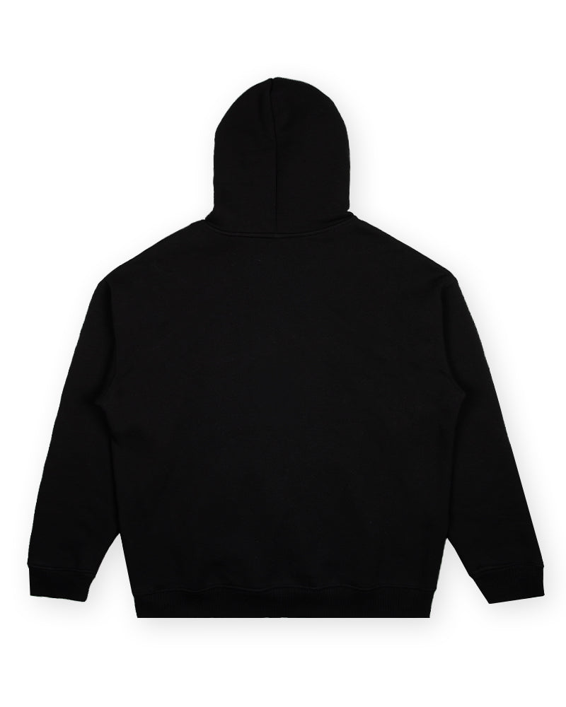 Mens HALO ZIP HOOD Sweater Black - Image 3