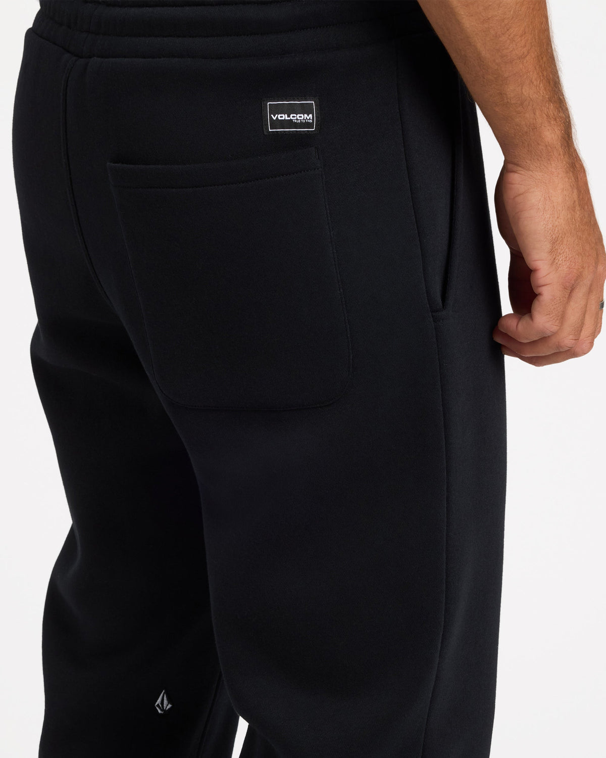 Mens Vologo Casual Pants Black - Image 4