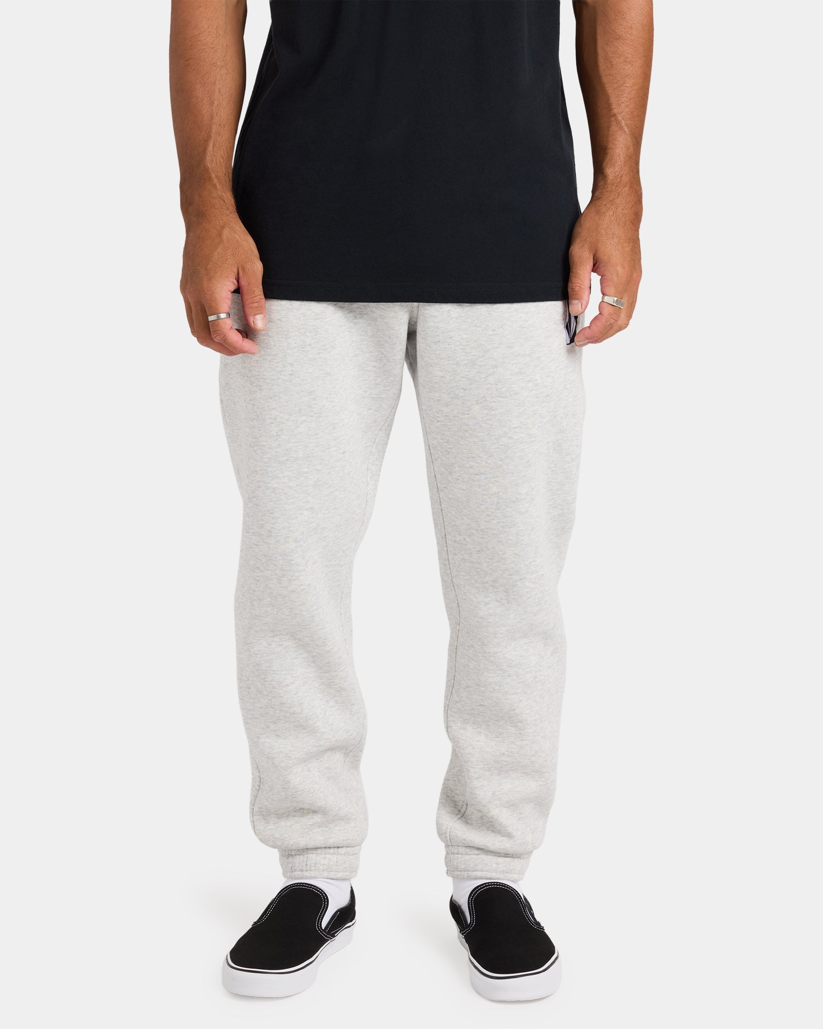 Mens Vologo Casual Pants Heather Grey - Image 6