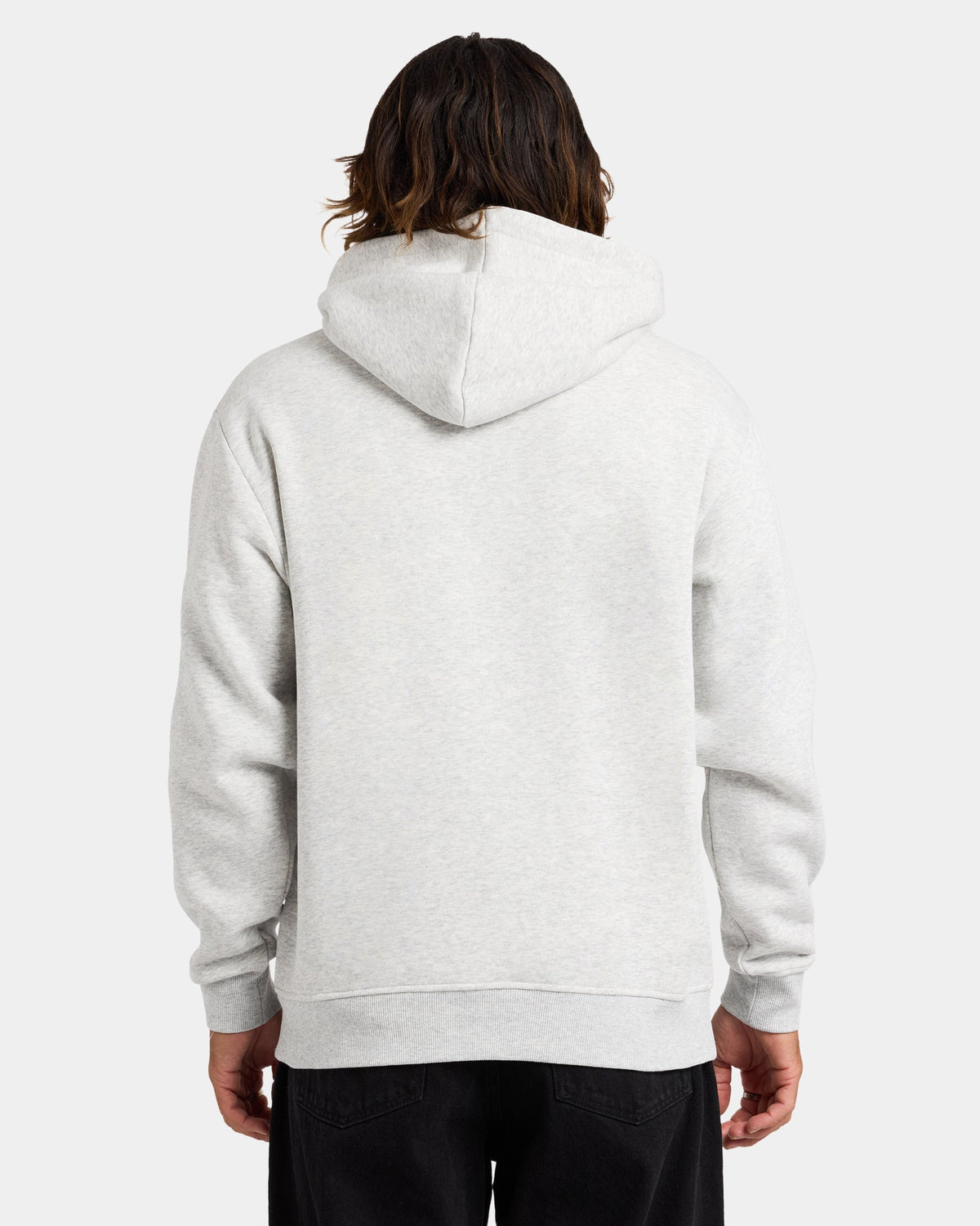 Mens Boulder Hooded Jumper Heather Grey - Image 7