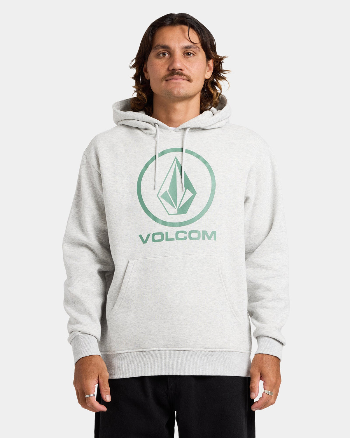 Mens Boulder Hooded Jumper Heather Grey - Image 6