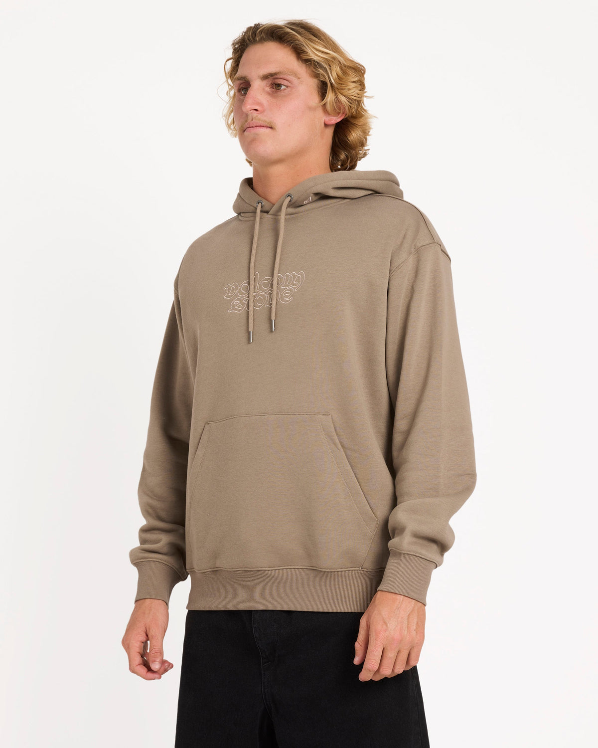 Mens Gothstone Hooded Jumper Brindle - Image 2