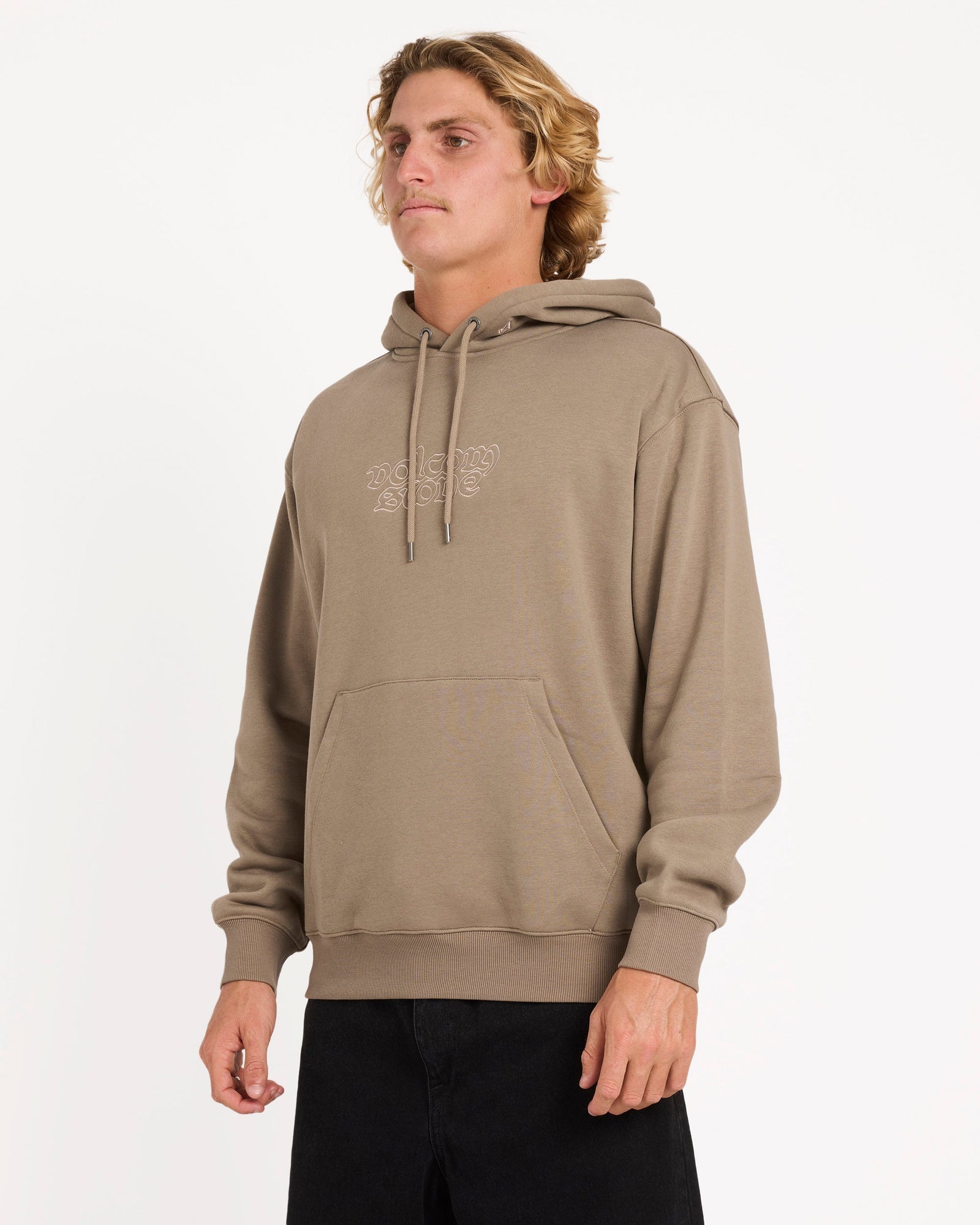 Mens Gothstone Hooded Jumper Brindle - Image 2