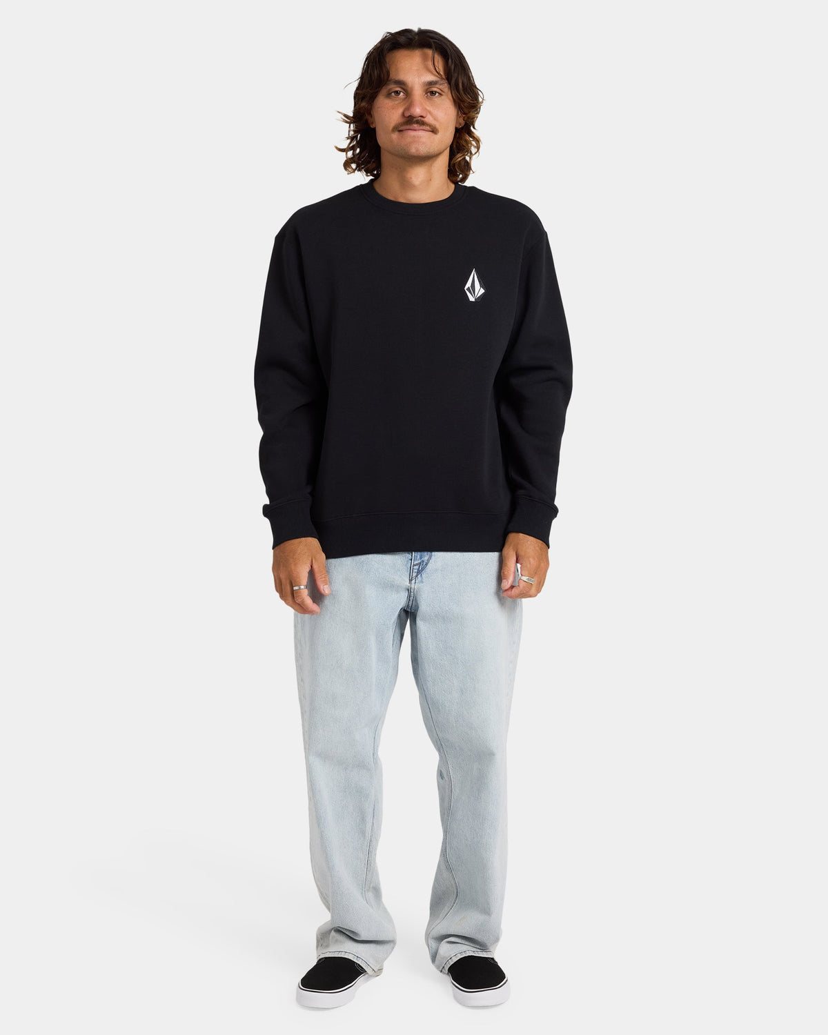 Mens Vologo Sweater Black - Image 5