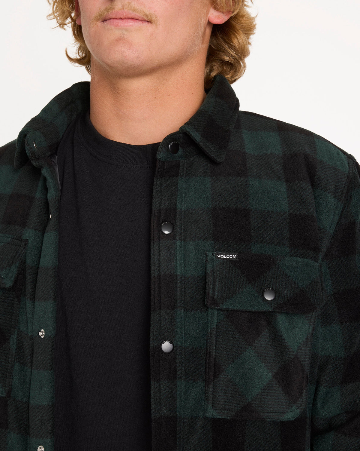 Mens Bowered Casual Jacket Scarab - Image 6