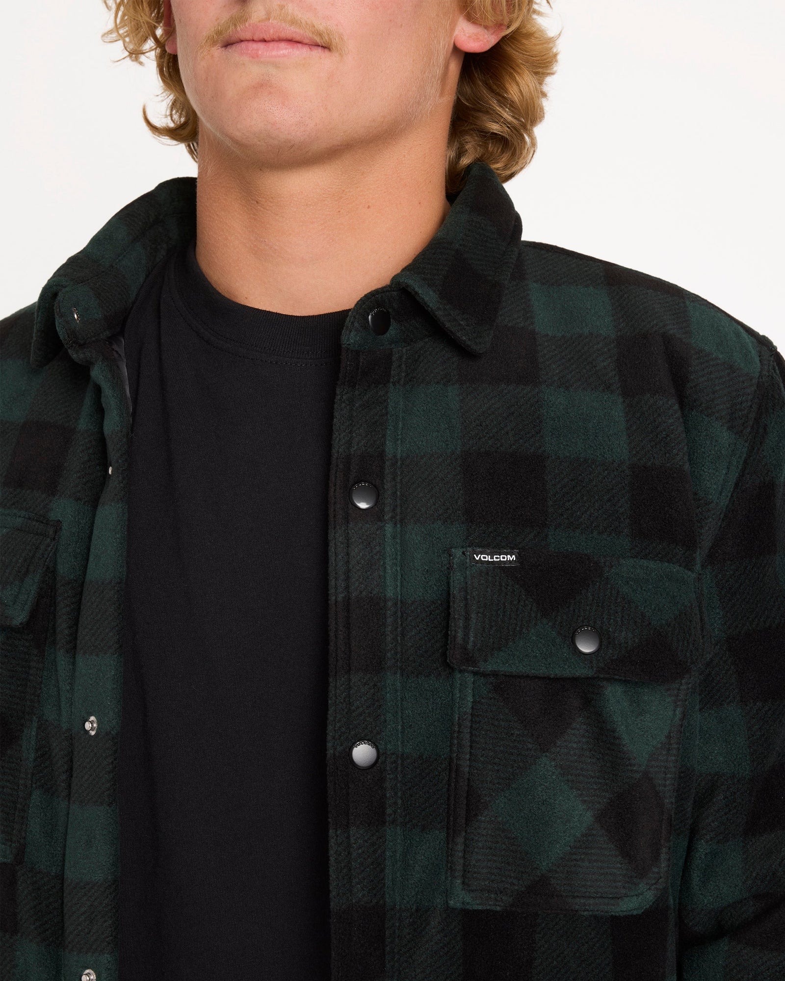 Mens Bowered Casual Jacket Scarab - Image 6