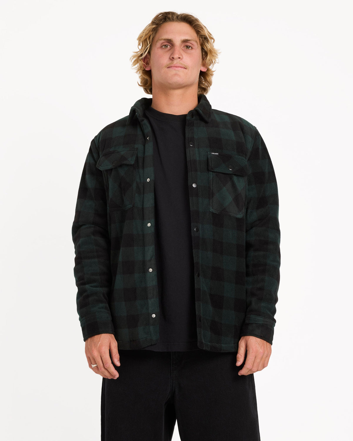 Mens Bowered Casual Jacket Scarab - Image 1