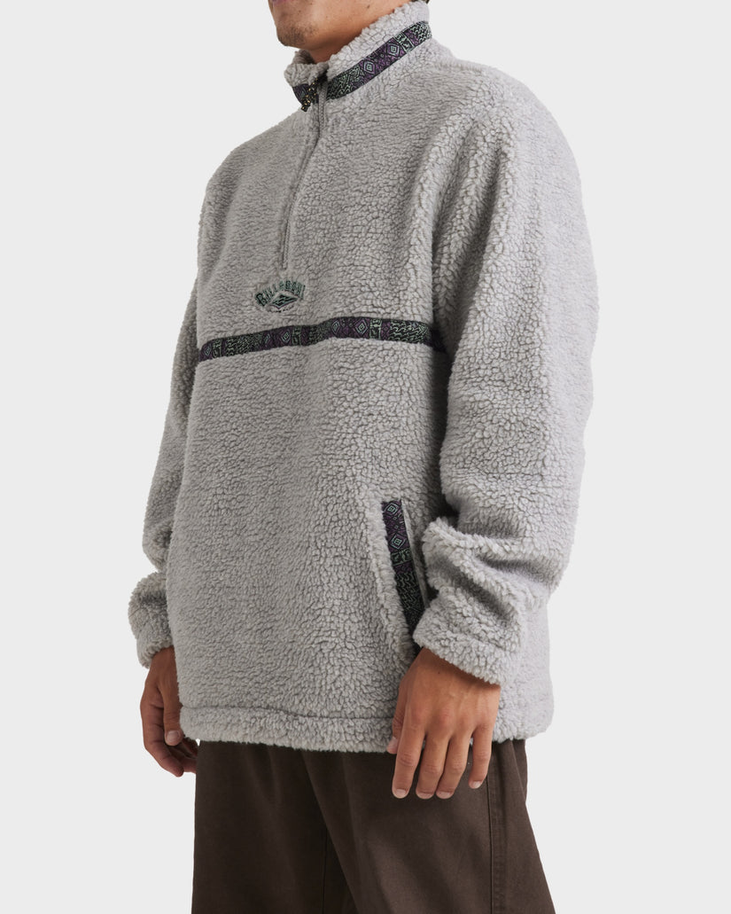 Mens Boundary Tombstone Half Zip Fleece Pullover