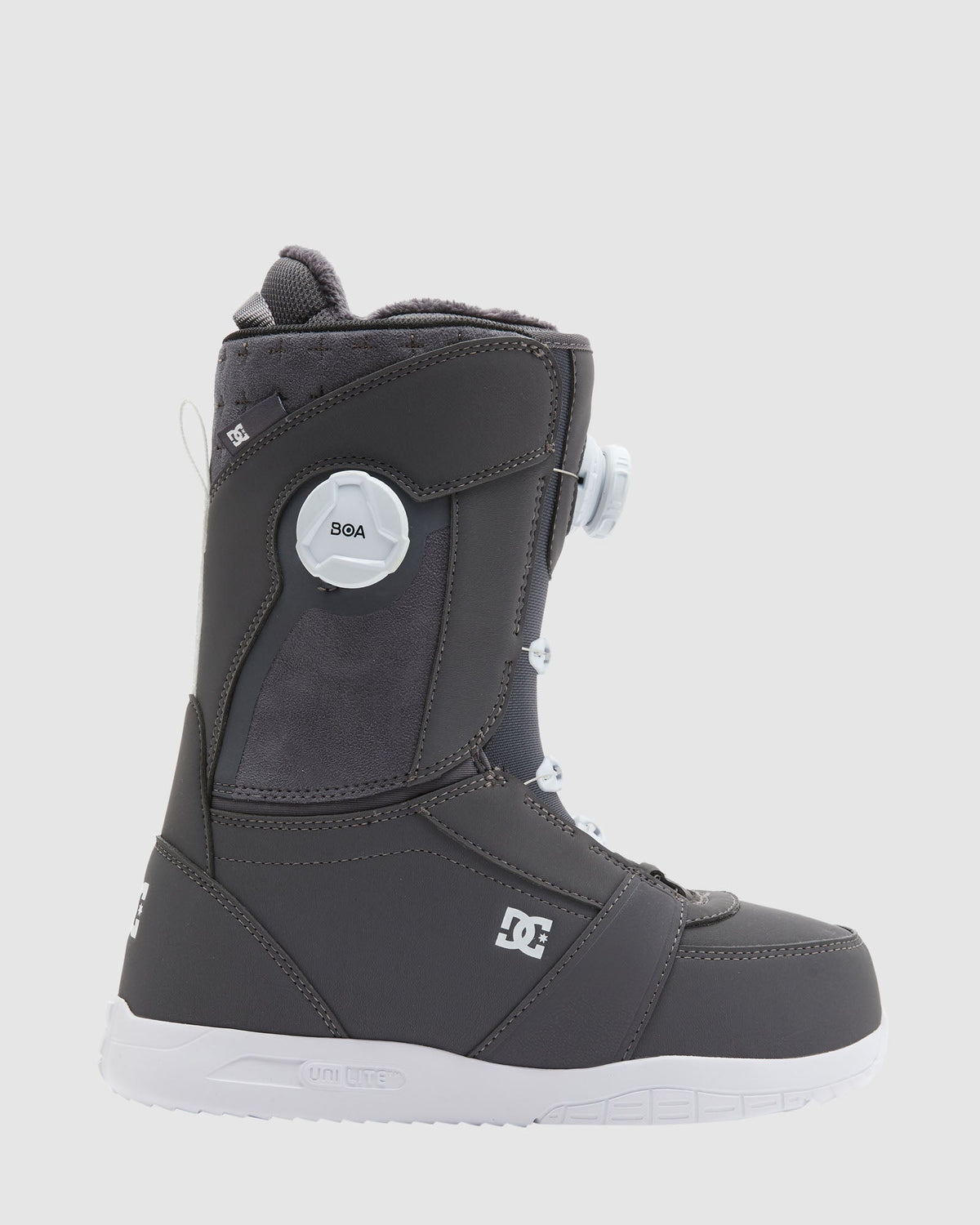 Womens Lotus Snowboard Boots Dark Grey / White - Image 10
