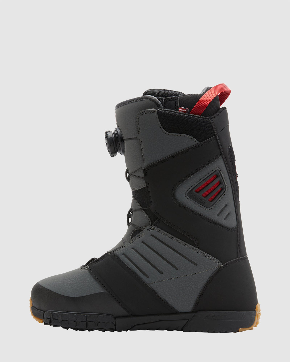 Mens Judge BOA Snowboard Boots Black / Grey / Red - Image 6
