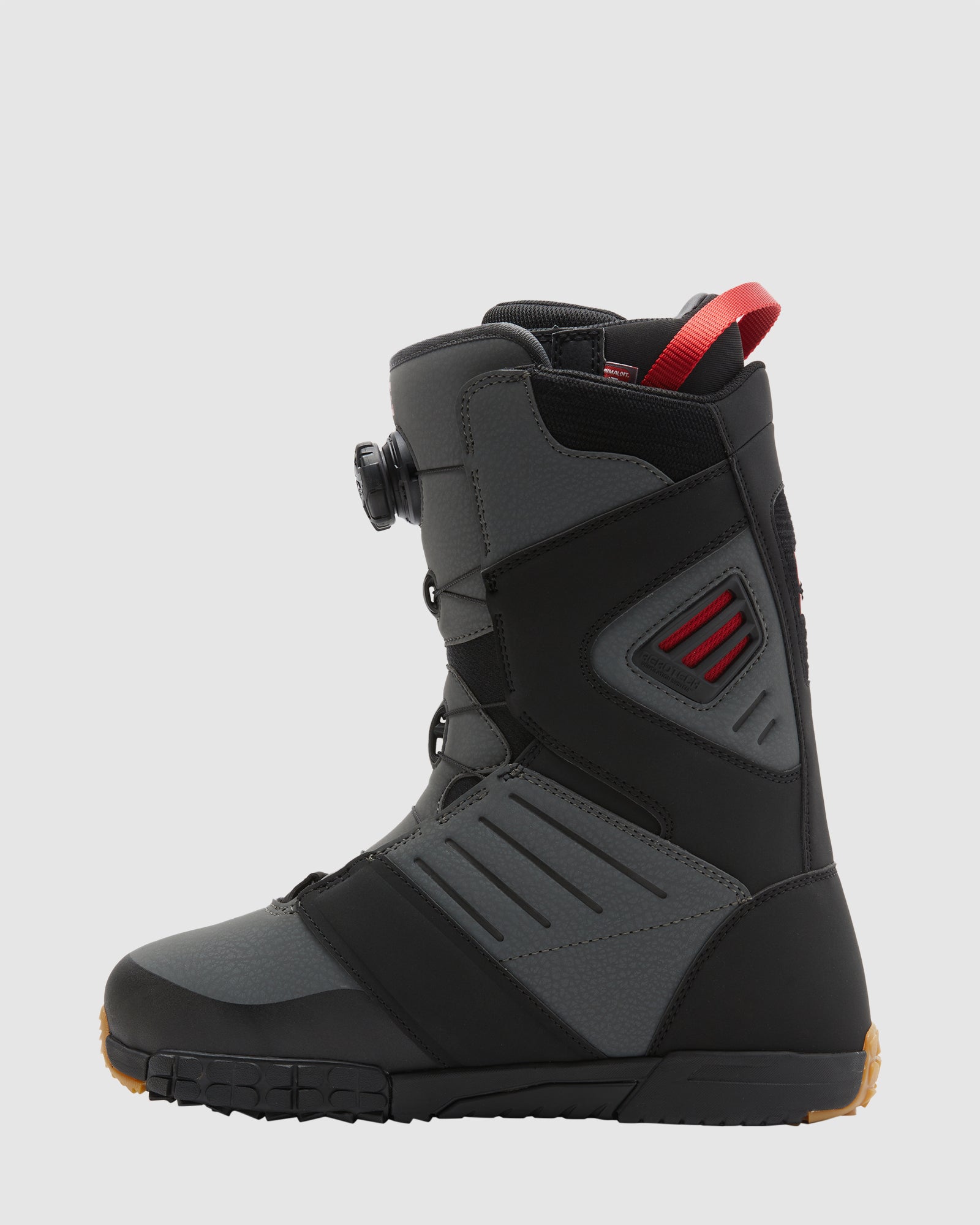 Mens Judge BOA Snowboard Boots Black / Grey / Red - Image 6