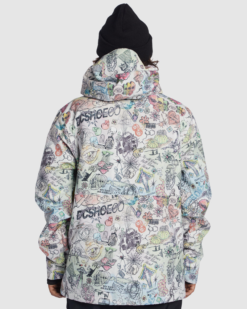 Men's Basis Print Snowboard Jacket