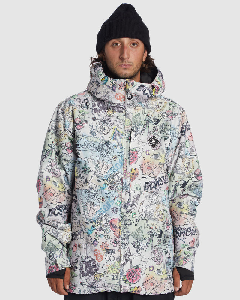 Men's Basis Print Snowboard Jacket