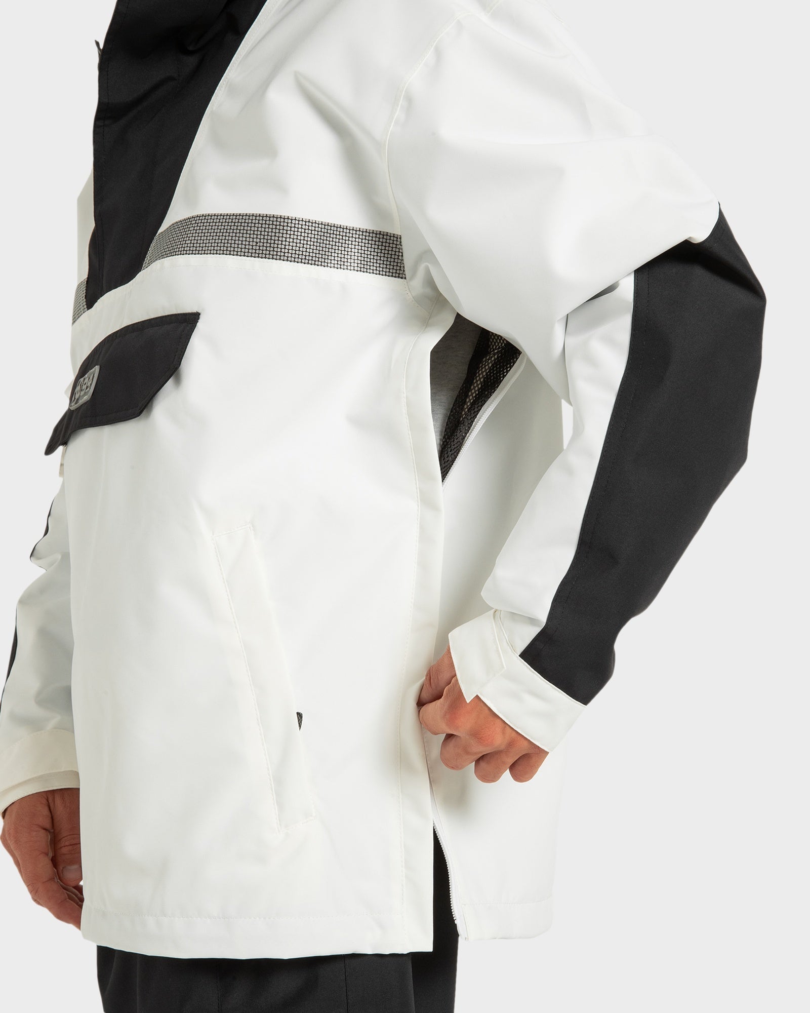 Mens -43 Snowboard Jacket White - Image 4