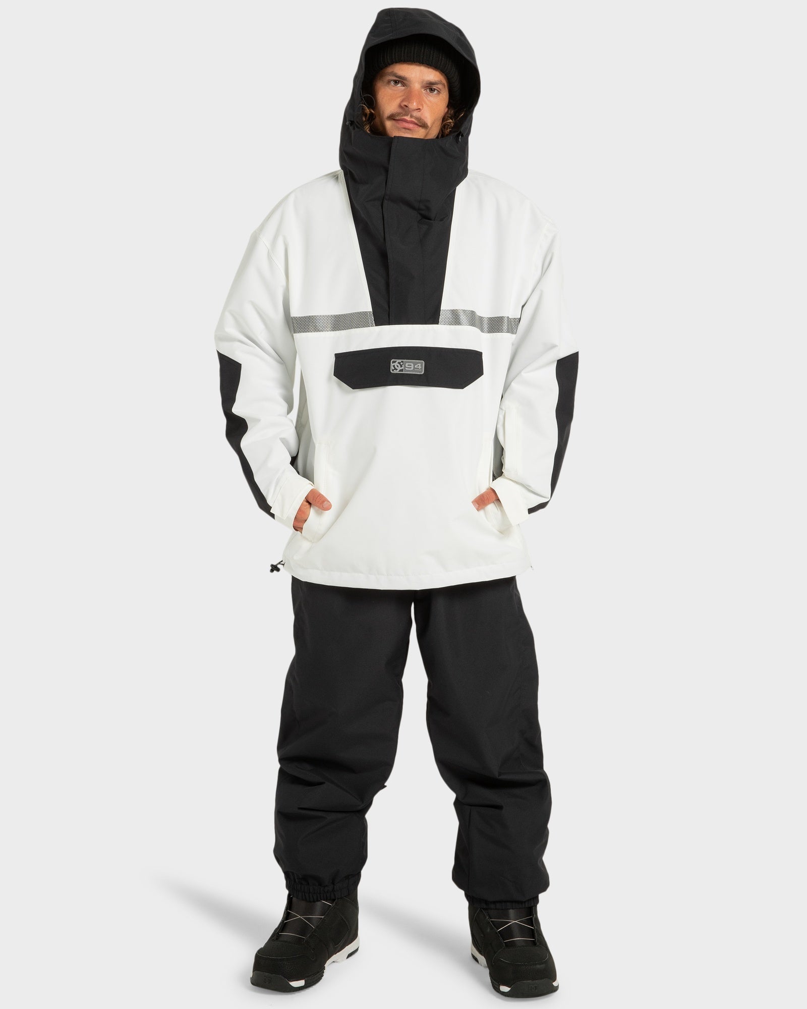 Mens -43 Snowboard Jacket White - Image 9