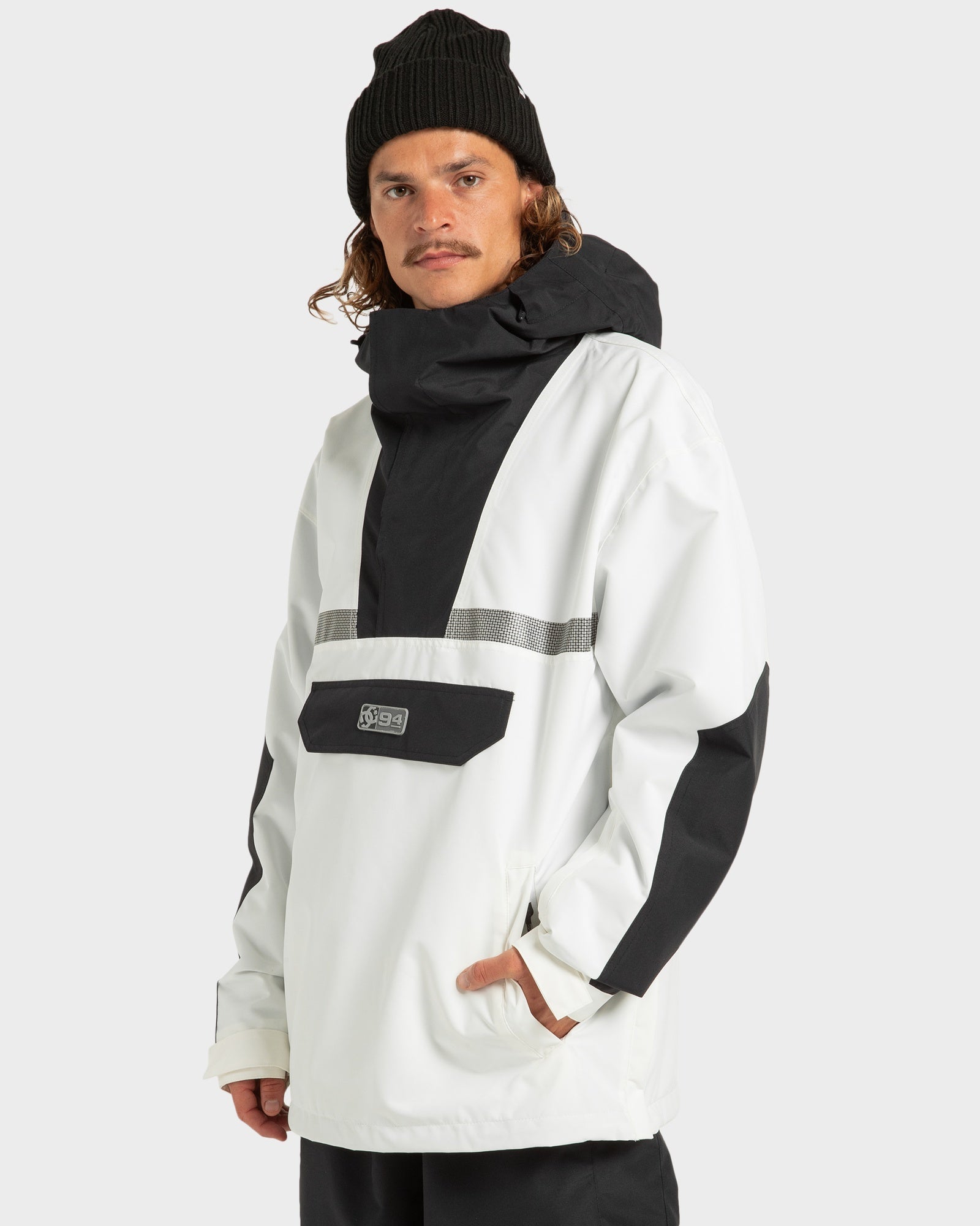Mens -43 Snowboard Jacket White - Image 3