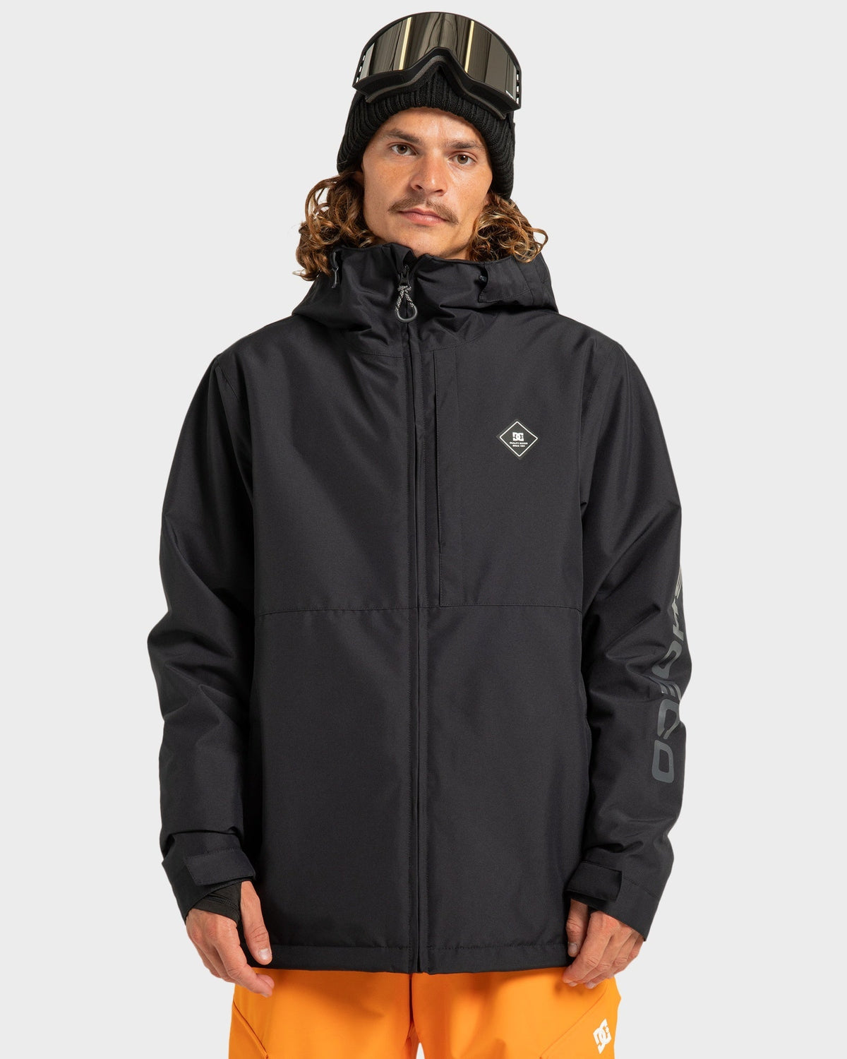 Mens Basis Insulated Snowboard Jacket Black - Image 1