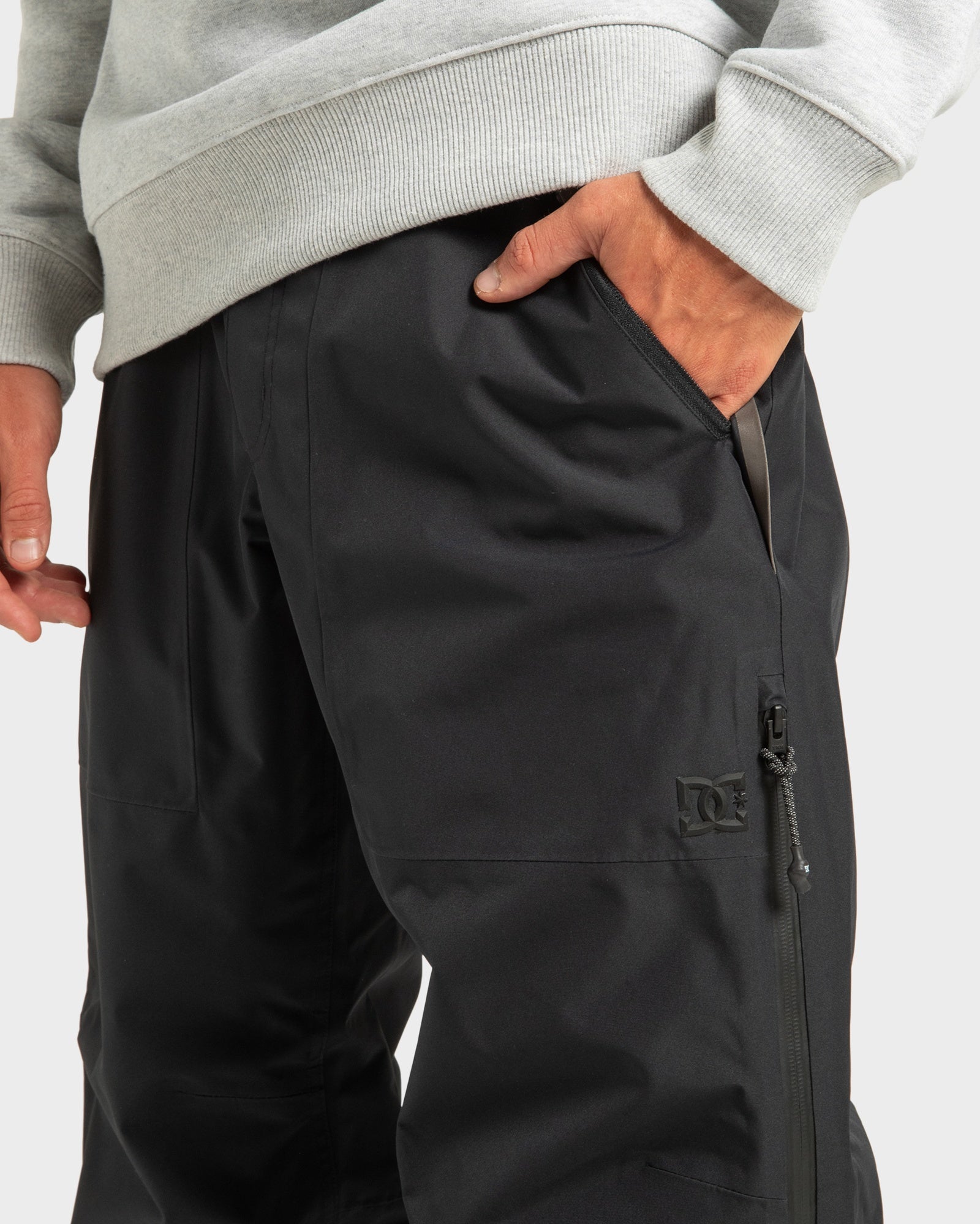 Mens Squadron 30K Snowboard Pants Black - Image 3