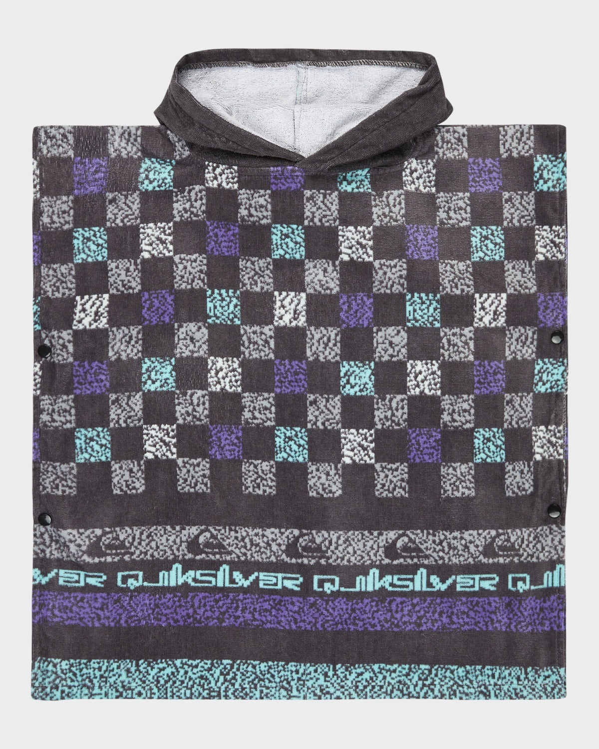 Mens 2-7 Hoody Towel Aqua Sky - Image 1