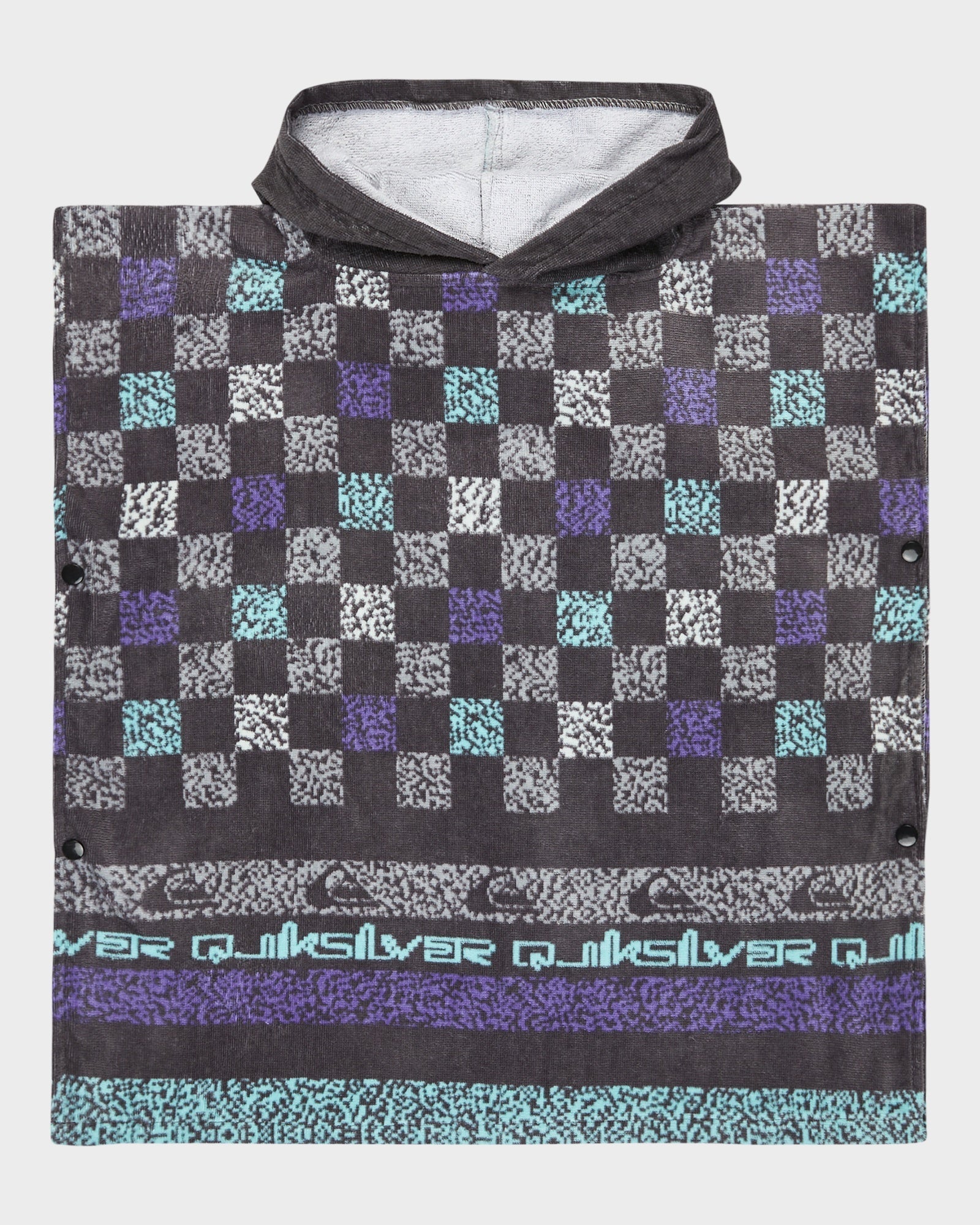 Mens 2-7 Hoody Towel Aqua Sky - Image 1