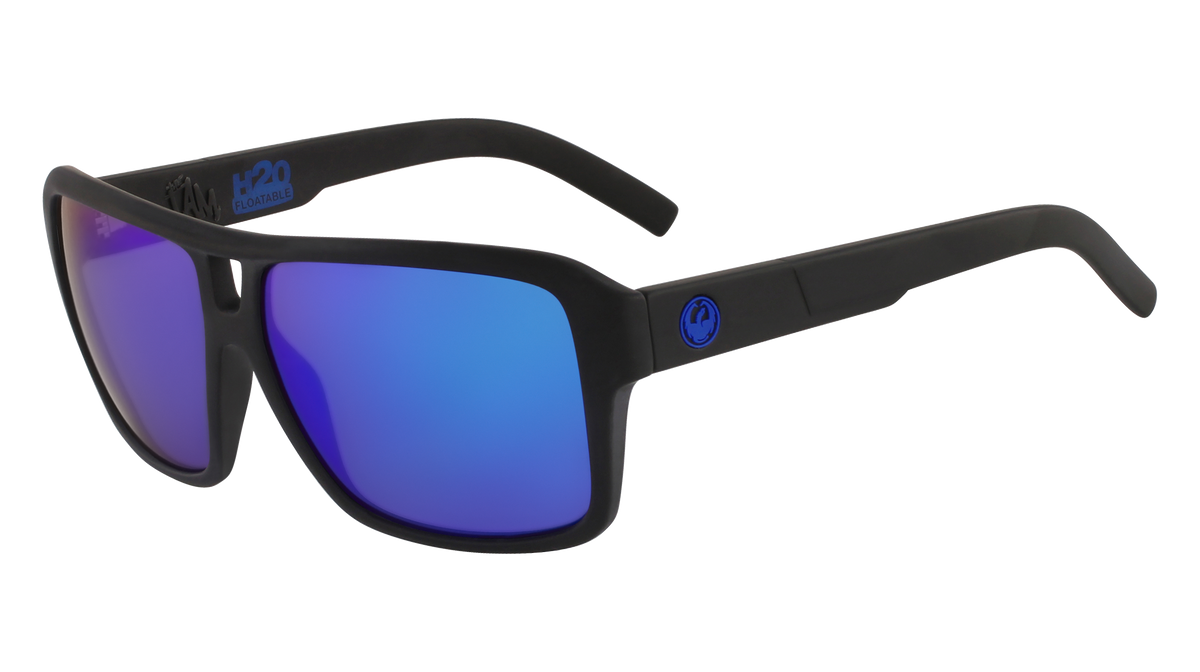 The Jam Matte Black H2O - Lumalens Blue Ion Polar Lens - Image 1