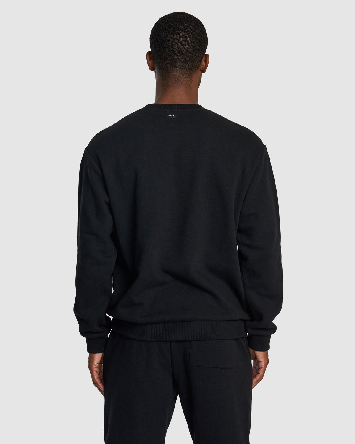 Mens Va Essential Crew Black - Image 3