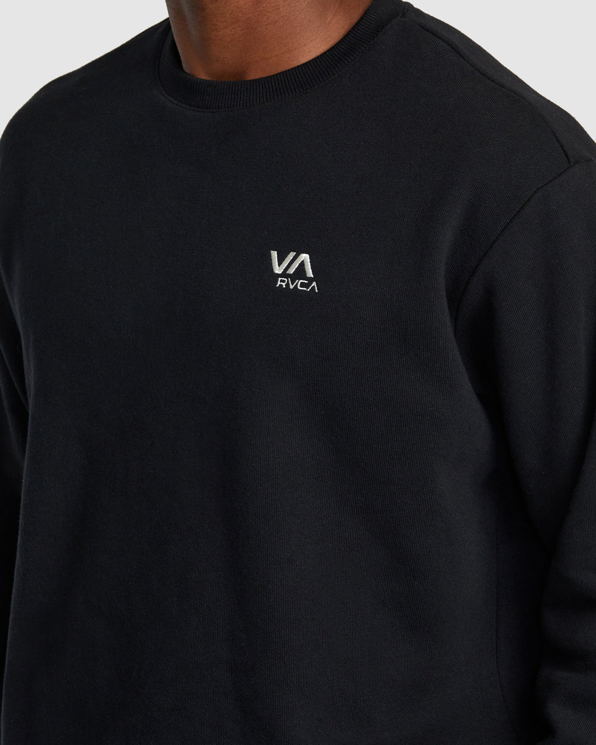 Mens Va Essential Crew Black - Image 4