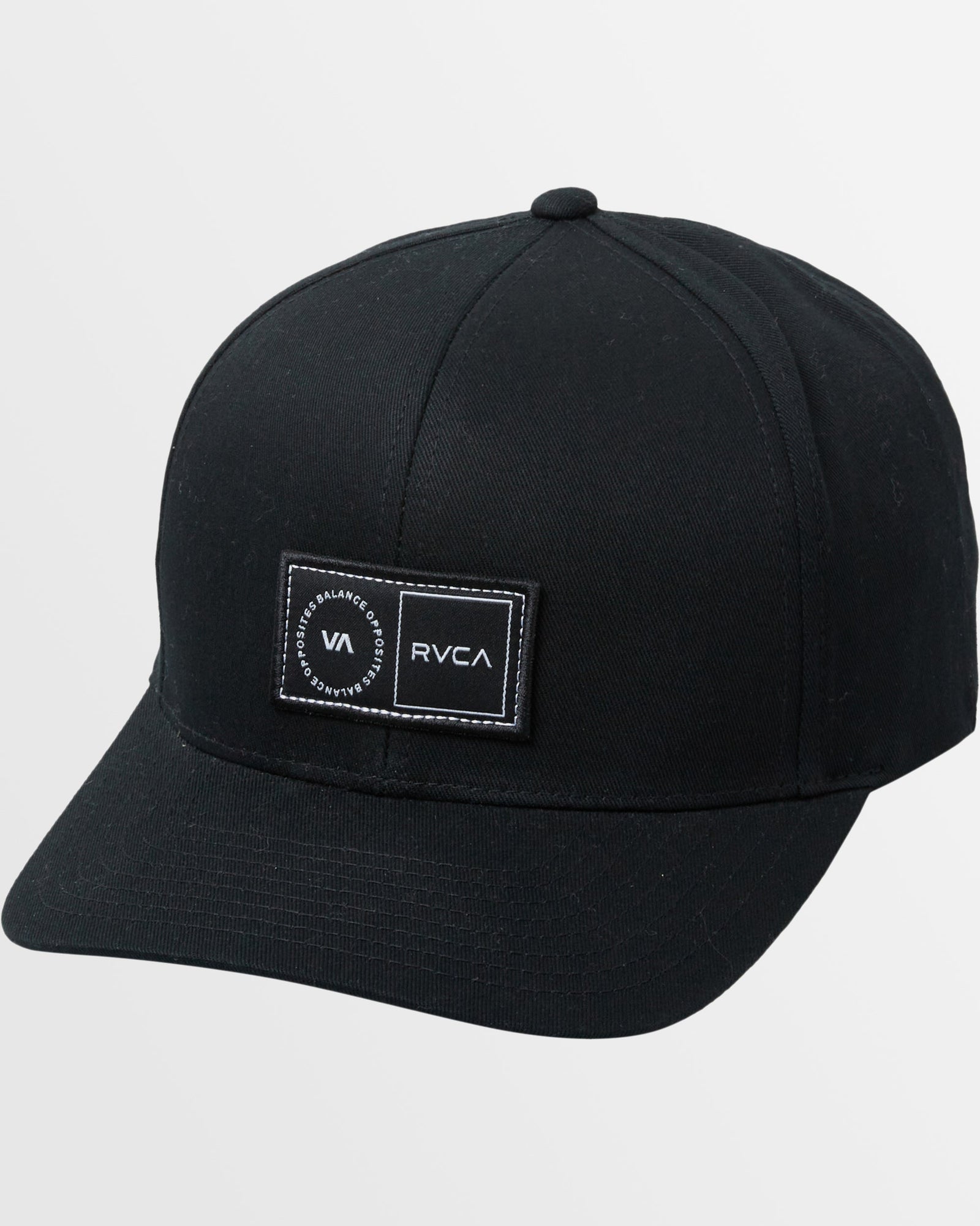 Mens Platform Snapback Cap Black - Image 1