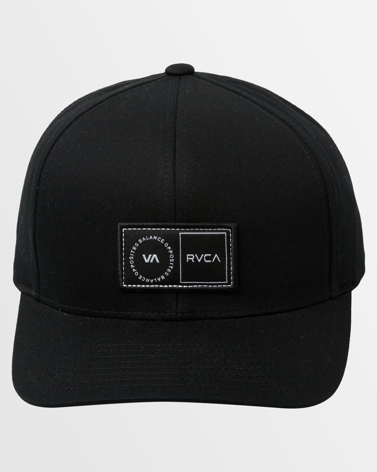 Mens Platform Snapback Cap Black - Image 2