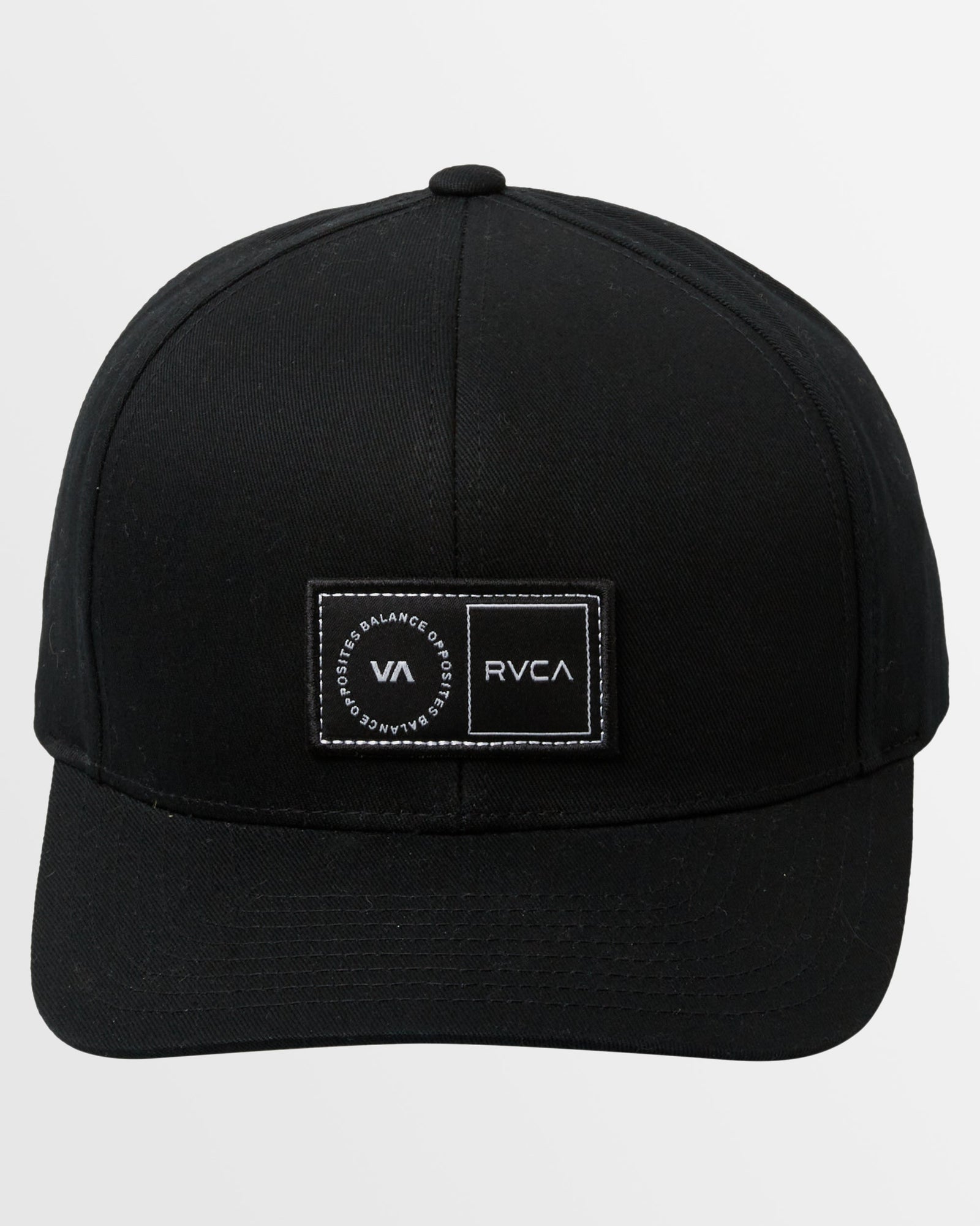 Mens Platform Snapback Cap Black - Image 2
