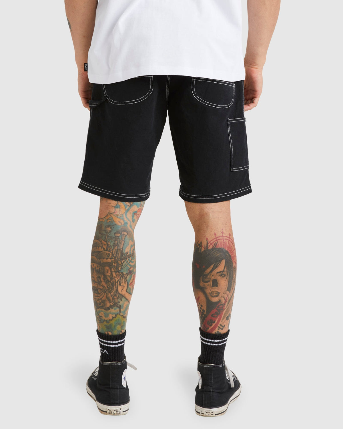 Mens Americana Carpenter Walk Short Black - Image 3