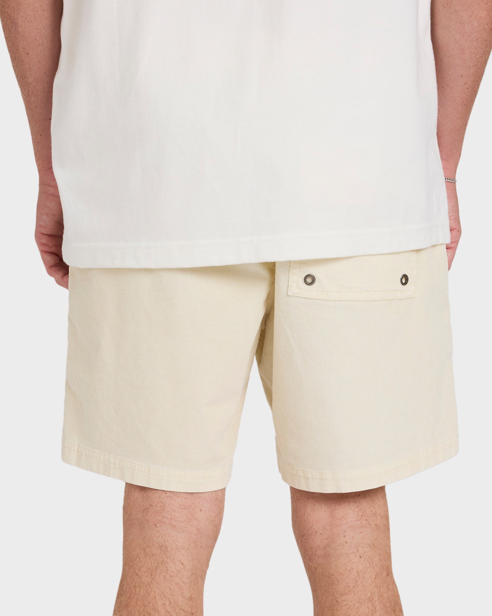 Mens Escape Elastic Cord II Walk Shorts Latte - Image 7