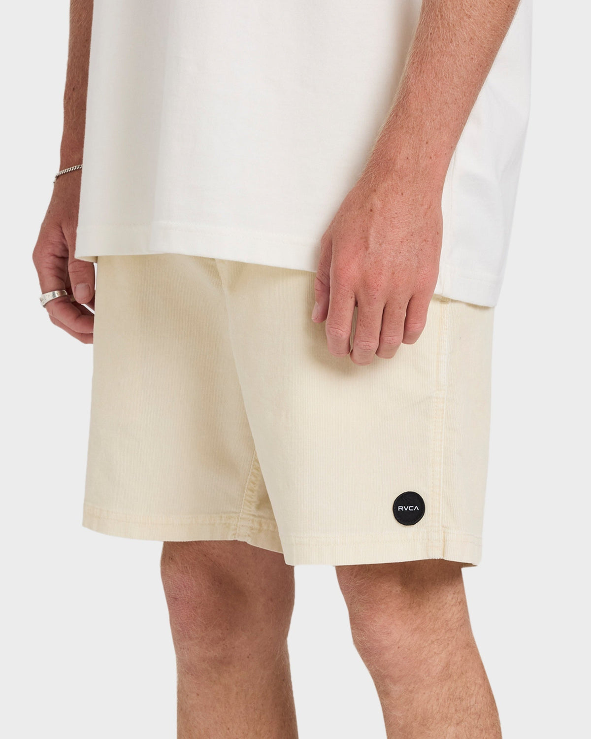 Mens Escape Elastic Cord II Walk Shorts Latte - Image 6