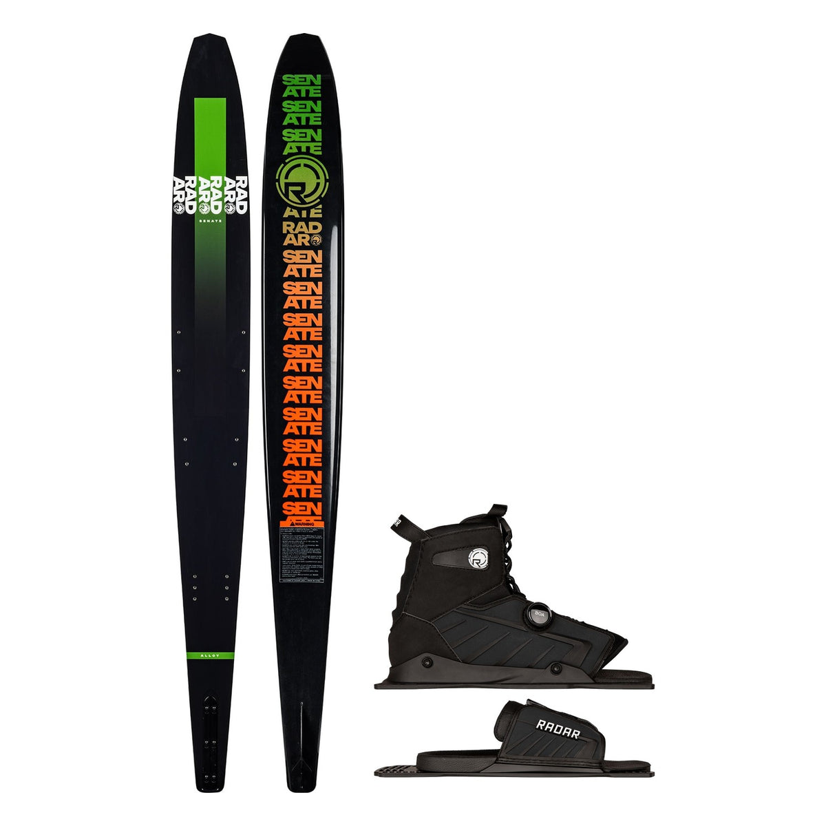 Senate Alloy Slalom Ski w/ Vector BOA Boot Package - Image 1