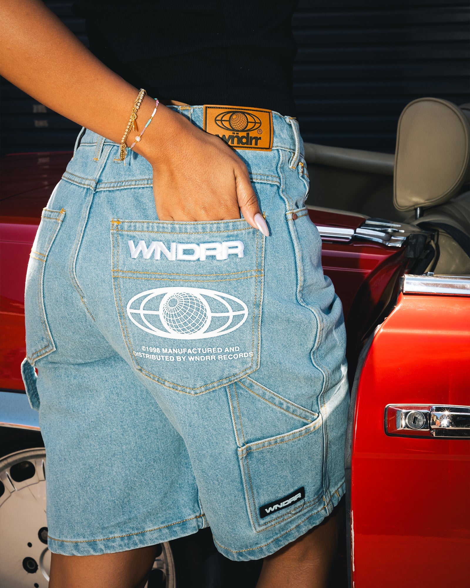 Booster Denim Short Washed Blue - Image 6