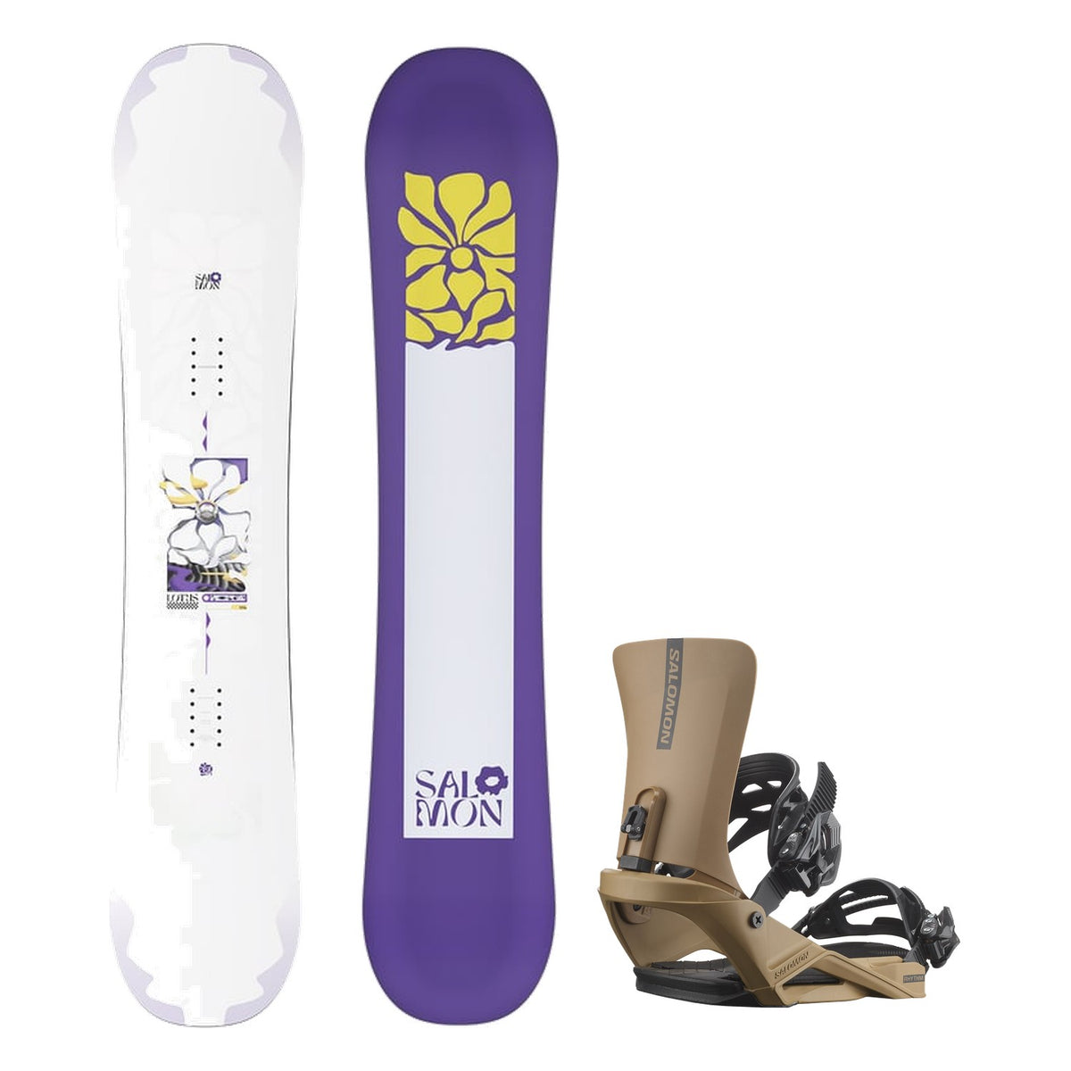 Lotus Snowboard w/ Rhythm Bindings Package - Image 2