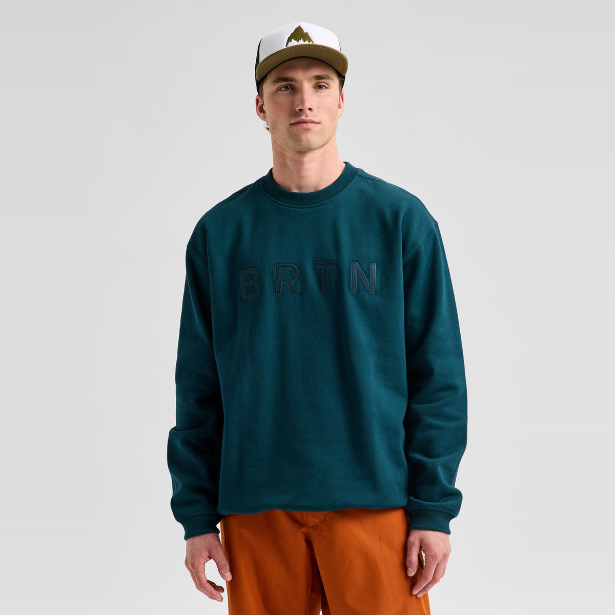Brtn Crew Sweatshirt Atlantic Teal - Image 16