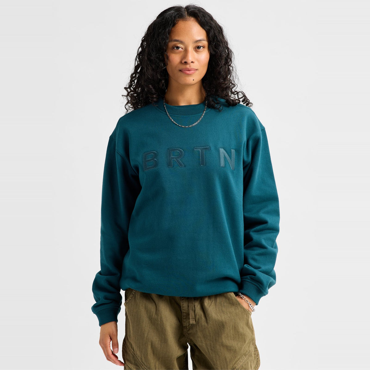Brtn Crew Sweatshirt Atlantic Teal - Image 17